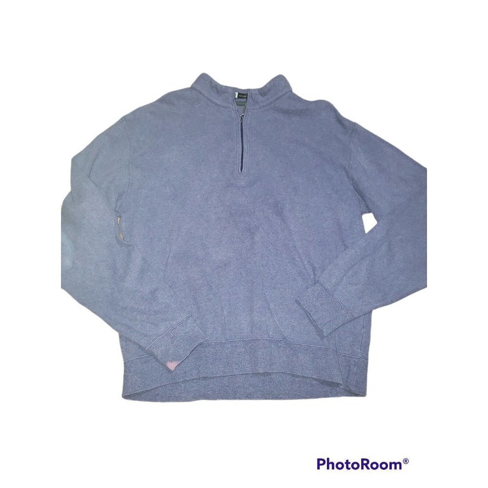 Men's TURTLESON Pullover Siro 1/4 Zip Purple Large Golf Athleisure